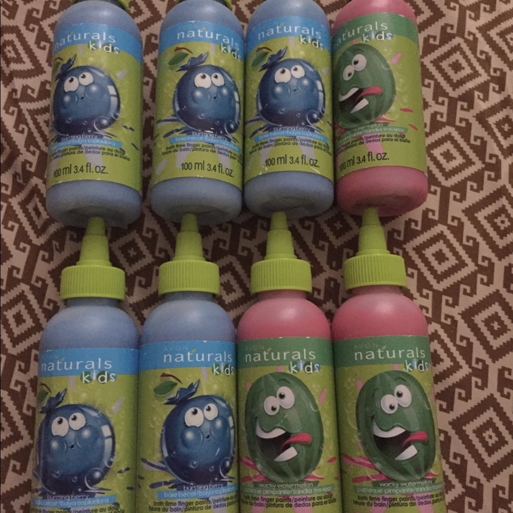 New lot of kids paint for bath time